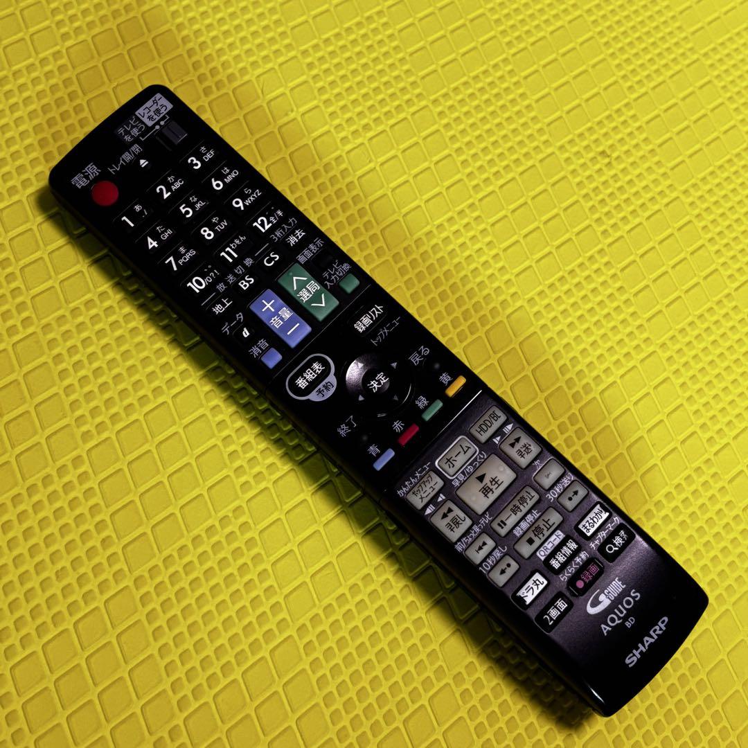 新品リモコン付　2番組録画 シャープ　ブルーレイレコーダー　BD-W580 ◇2番組同時録画◇シャープ ブルーレイレコーダー◇BD-W580