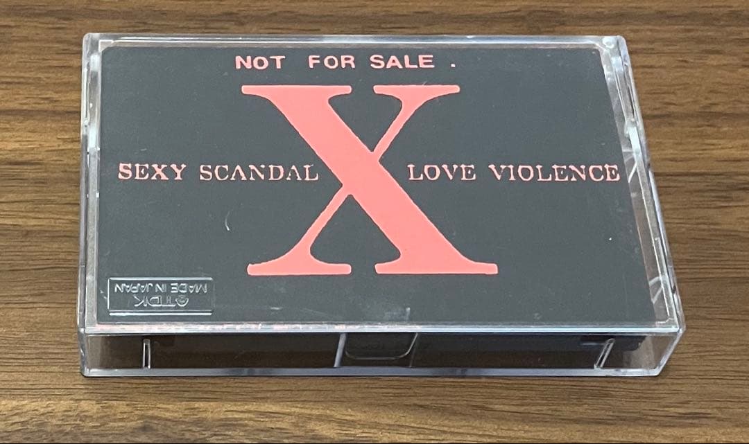 X JAPAN 1987年4月 関係者 配布 デモテープやや傷や汚れあり