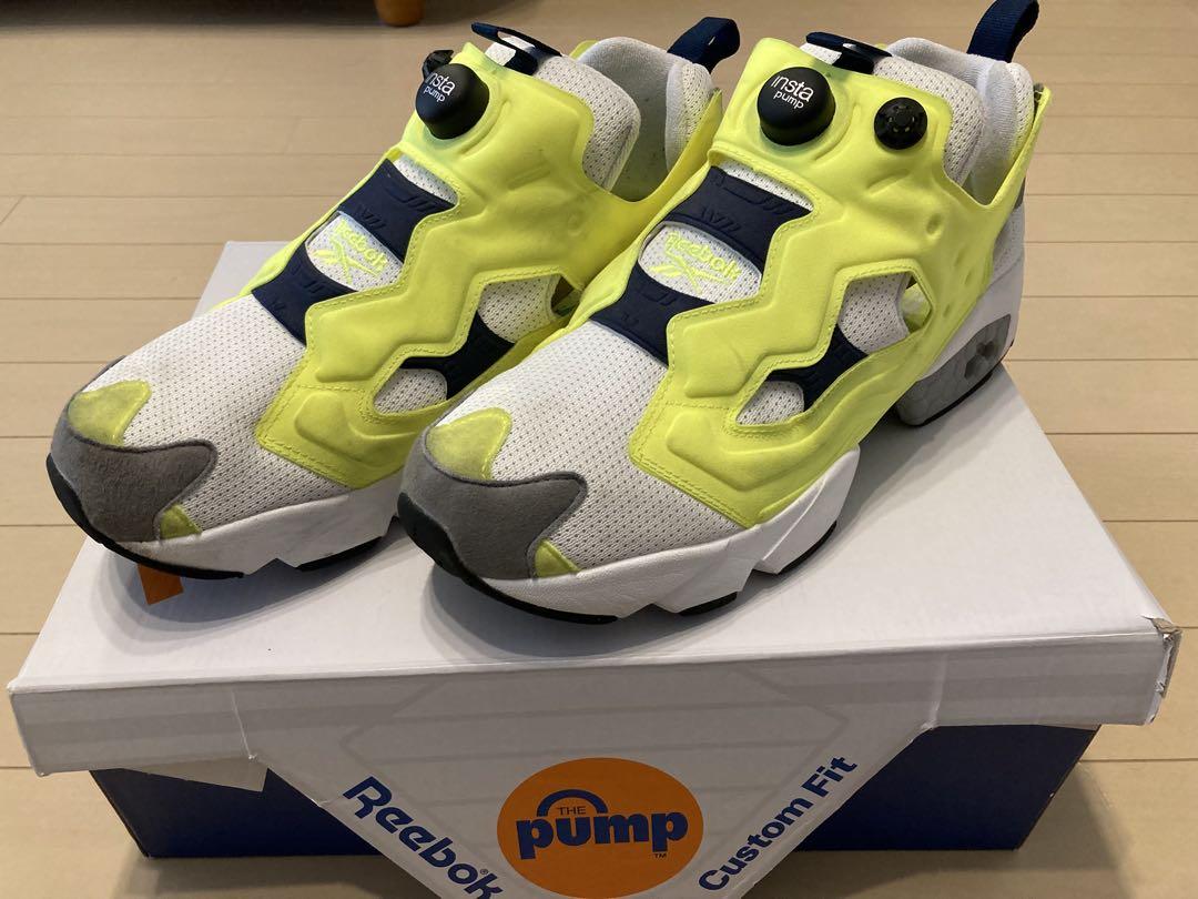 Reebok Pump スニーカー ホワイト/イエロー　29㎝
