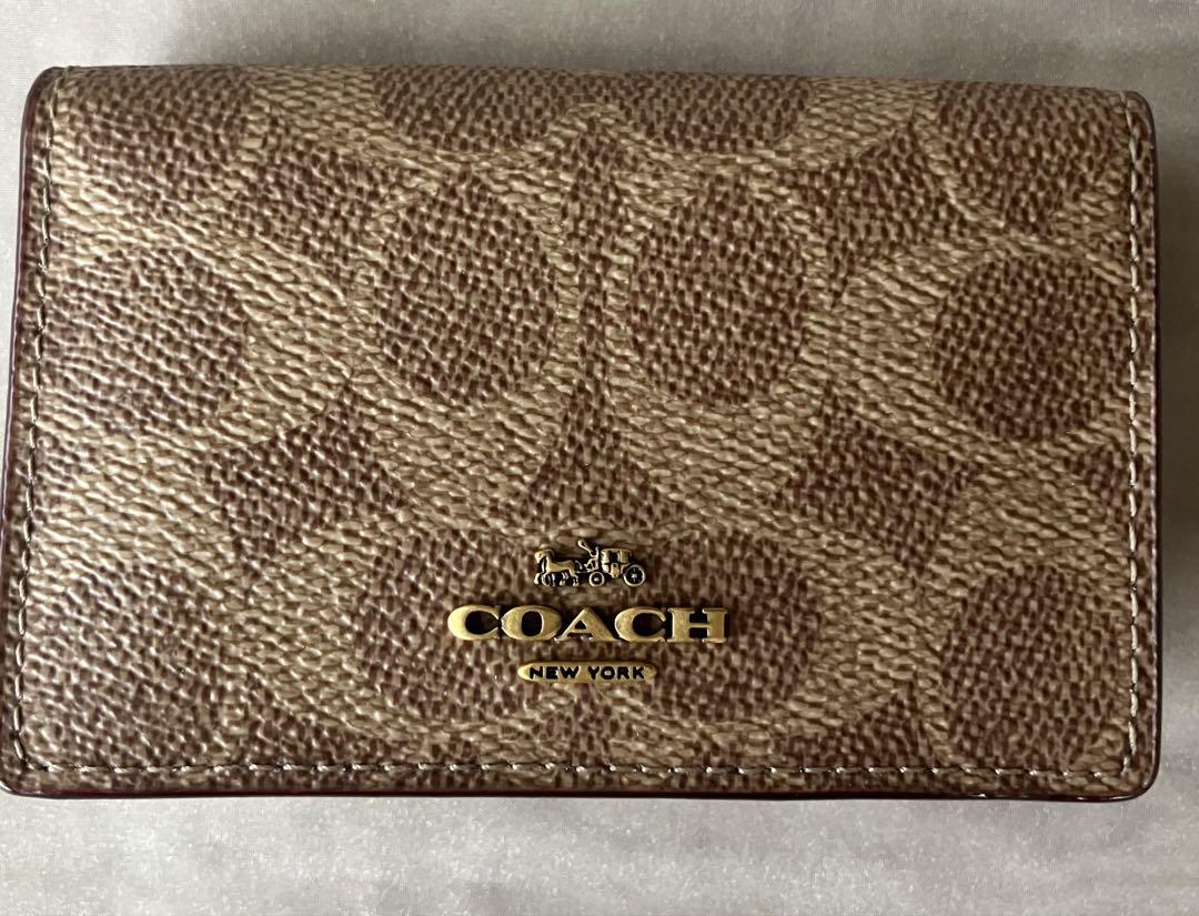 ホットケーキ　　COACH コーチ　名刺入れ　未使用品