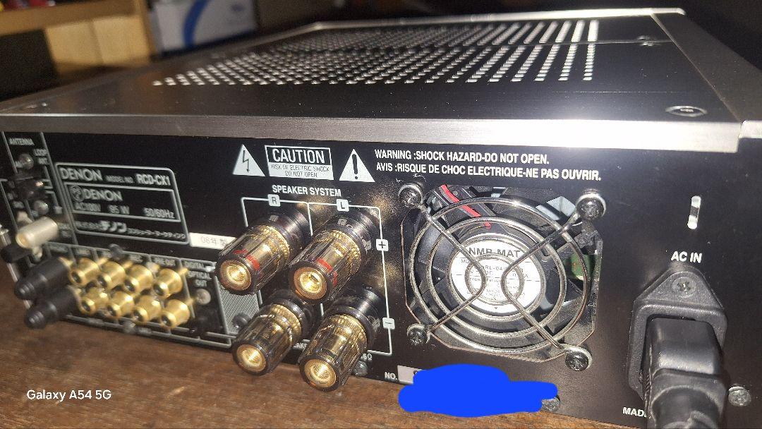 DENON RCD-CX1（2008年製）新リモコン付
