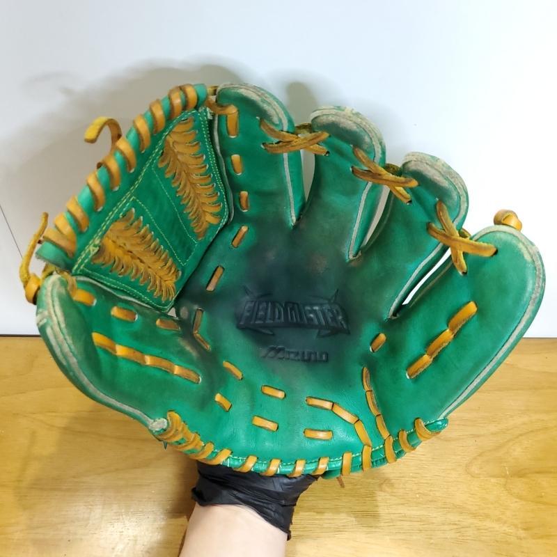 品質が完璧 ミズノ フィールドグリスター 限定カラー グラスグリーン 児童用 グローブ