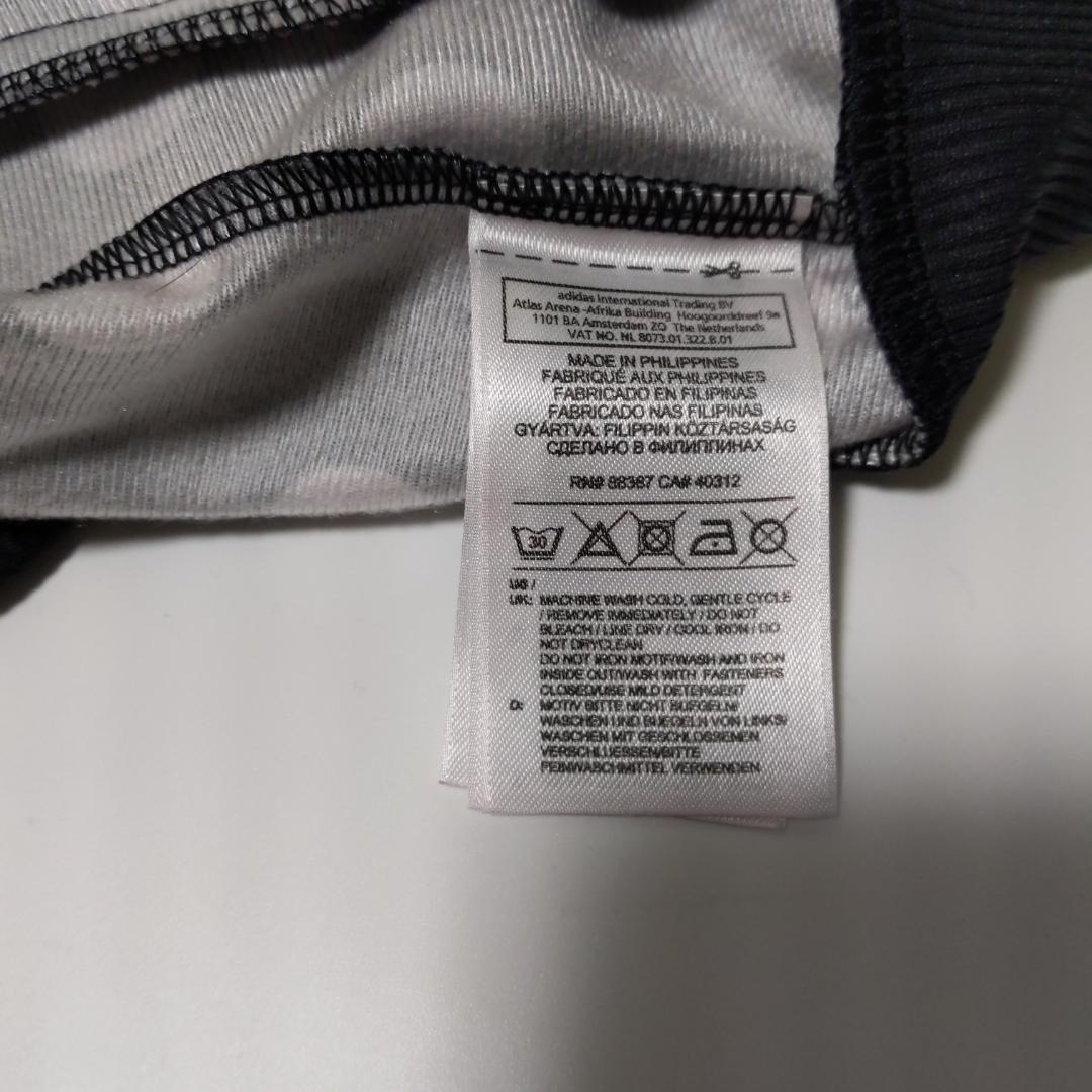 adidas ドット柄 ジップアップ トレーナー