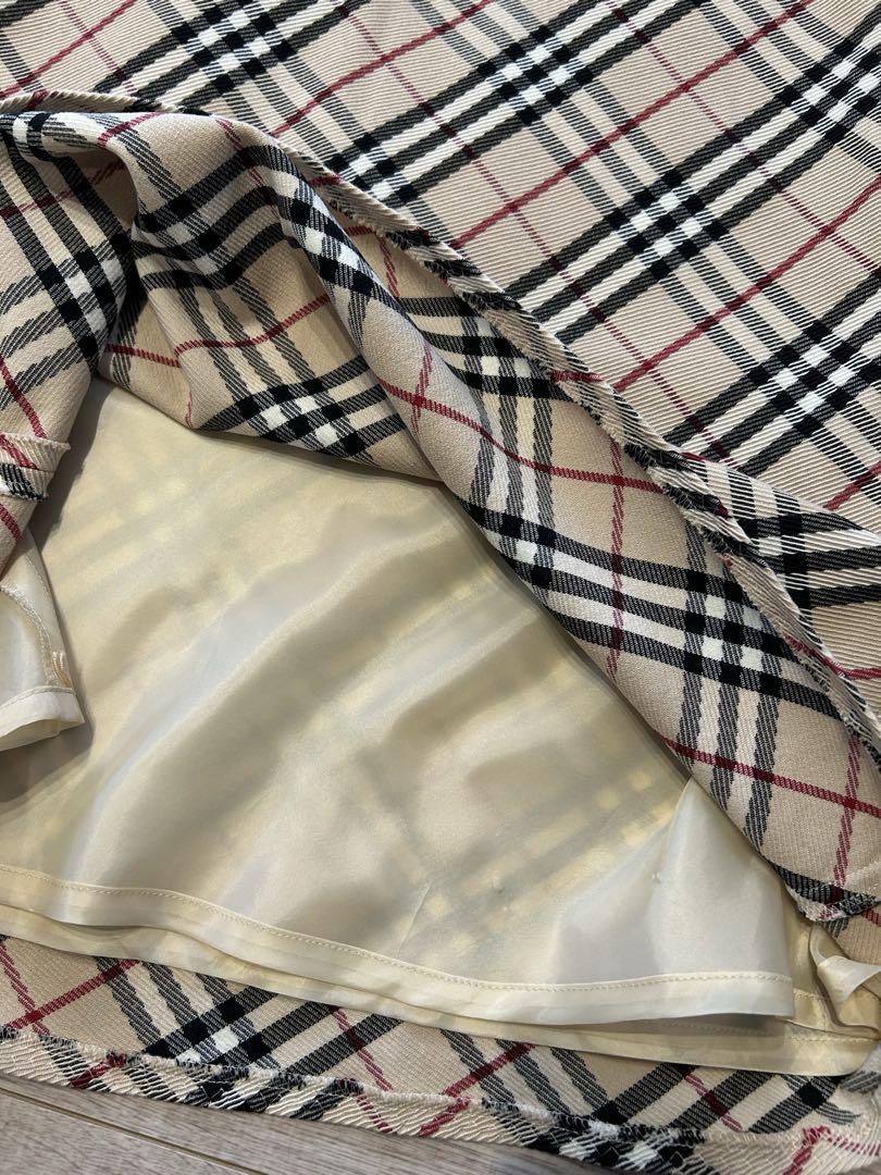 Burberry バーバリーブルーレーベル 膝丈スカート ノバチェック