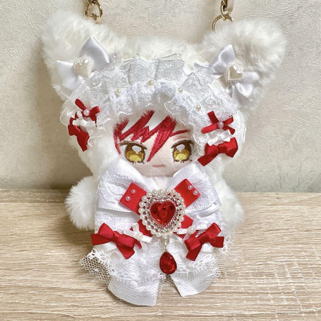 いつぬい ぬい服 着ぐるみ もこもこ ねこ 白 赤 あんスタ - メルカリ