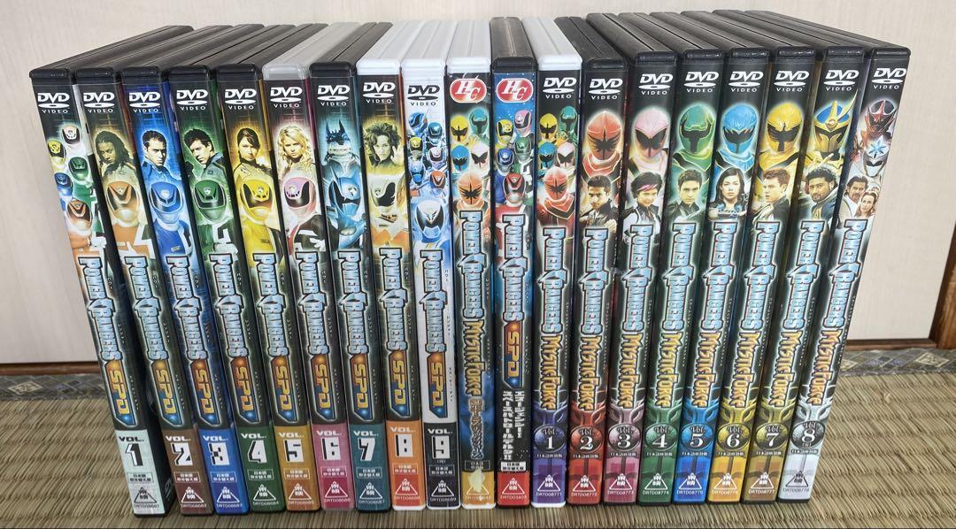 パワーレンジャー SPD/ミスティックフォース レンタル落ちdvd 全巻セット