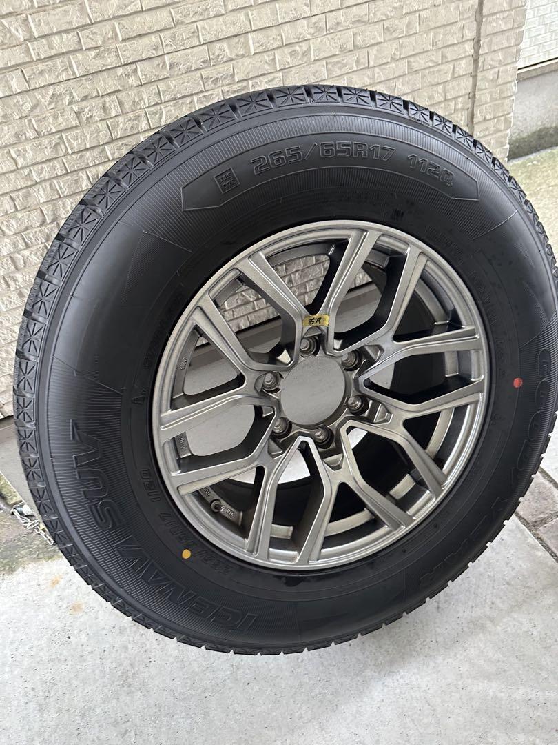 プラド　スタッドレスタイヤ ホイール4本　アイスナビ SUV265/65R17
