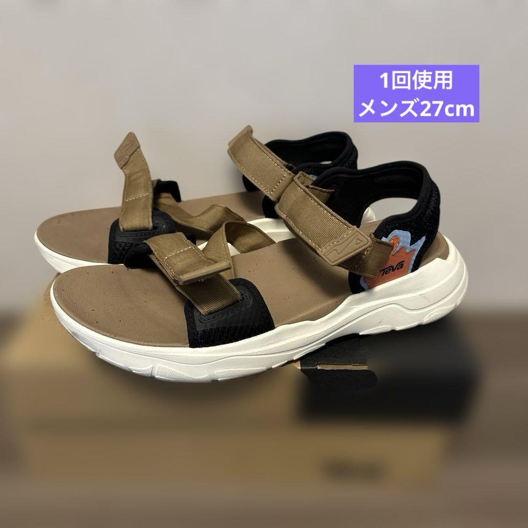 1回使用【TEVA】 サンダル メンズ ザイミック キャメル 27cm