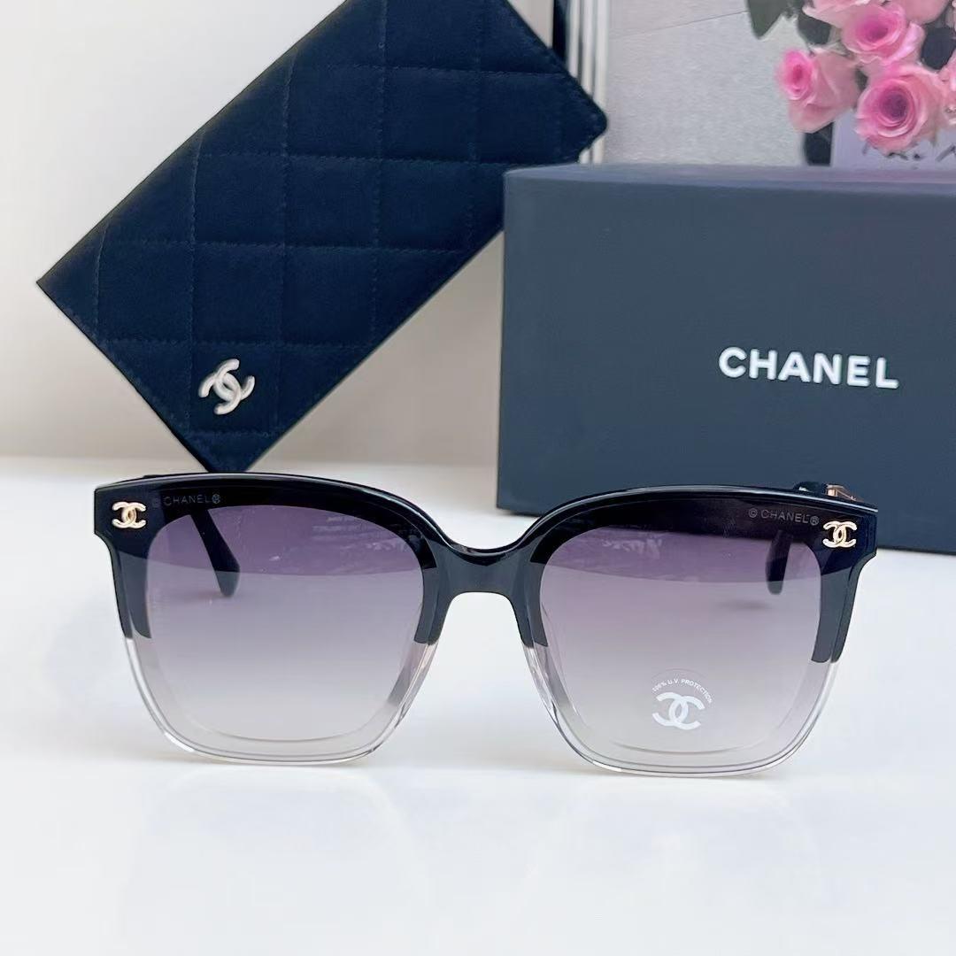 美品 CHANEL シャネル サングラス グレーのグラデーションレンズ