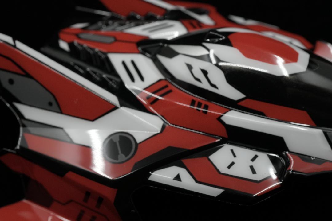 【職人技塗装】ミニ四駆 ポリカボディー サンダーショットMk.II × 紅蓮機甲