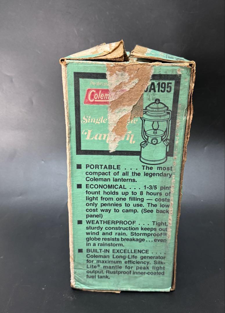 ヴィンテージ Coleman シングルマントルランタン 200A195 1978 1978年製 コールマン ビンテージ ランタン 200A ｜ glow ANTIQUES