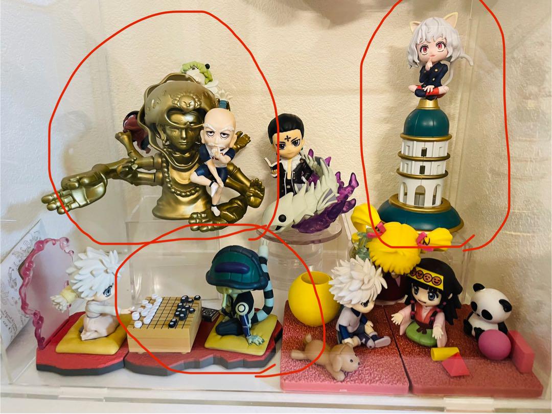 ハンターハンター デスクトップハンター 3 メルエム　ピトー　ネテロ　3体セット