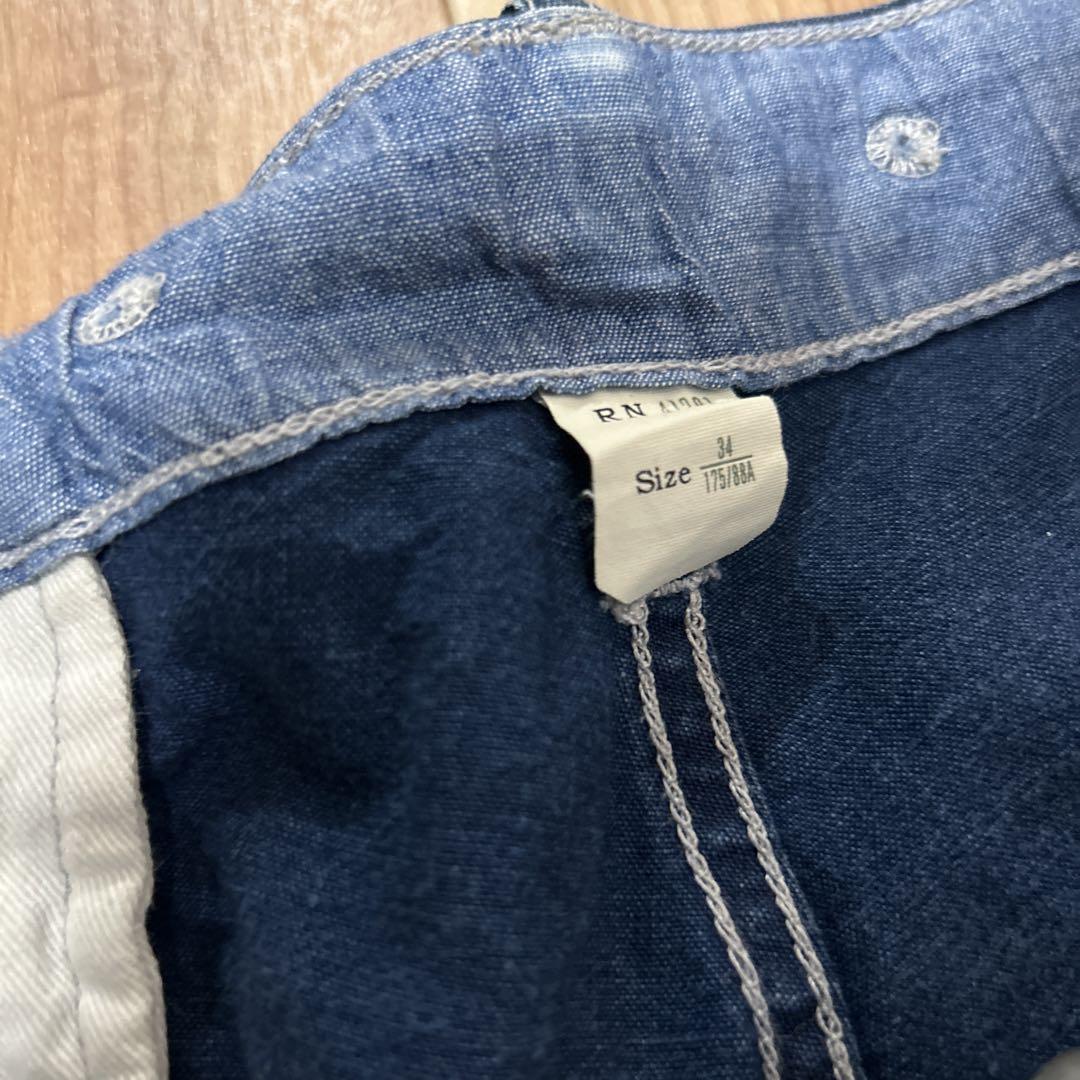 RRL デニムカーゴショーツ 34