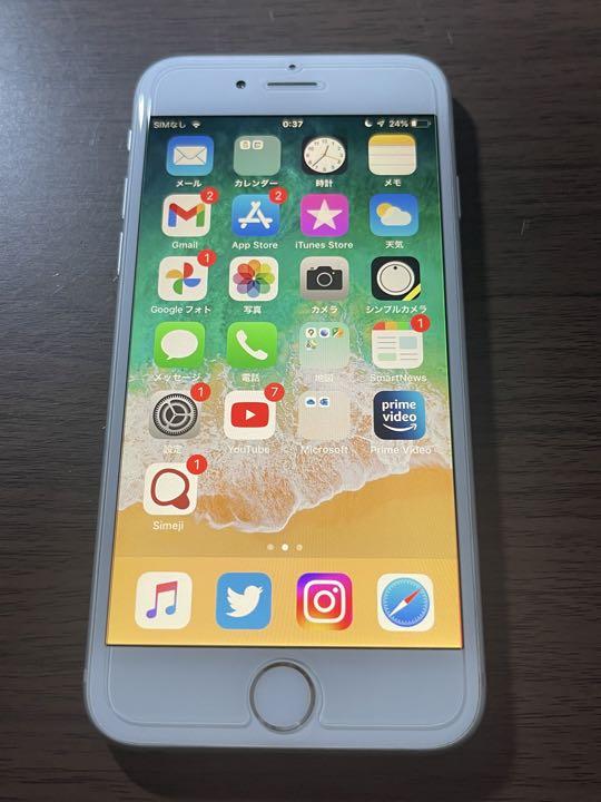 iPhone 6 Silver 64 GB 本体 バッテリー83%