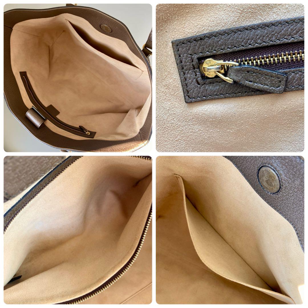 美品 GUCCI グッチ トートバッグ オフィディア GG シェリー ダブルG