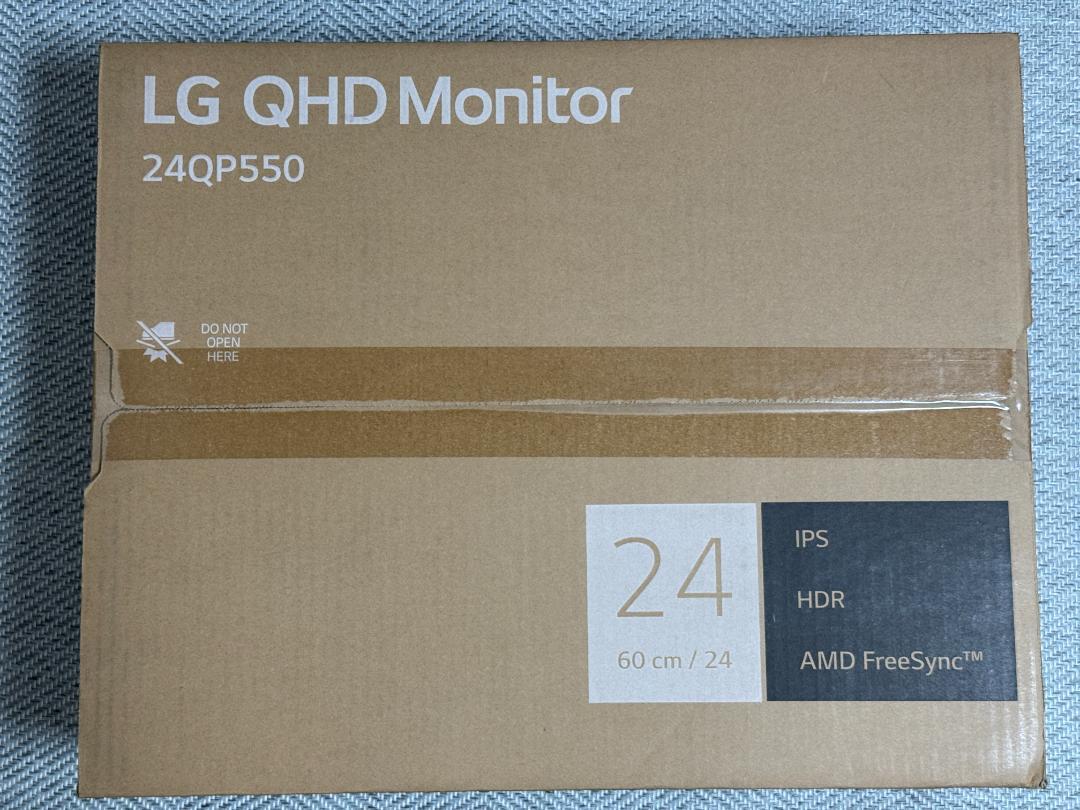 23.8\"WQHDモニター LG 24QP550