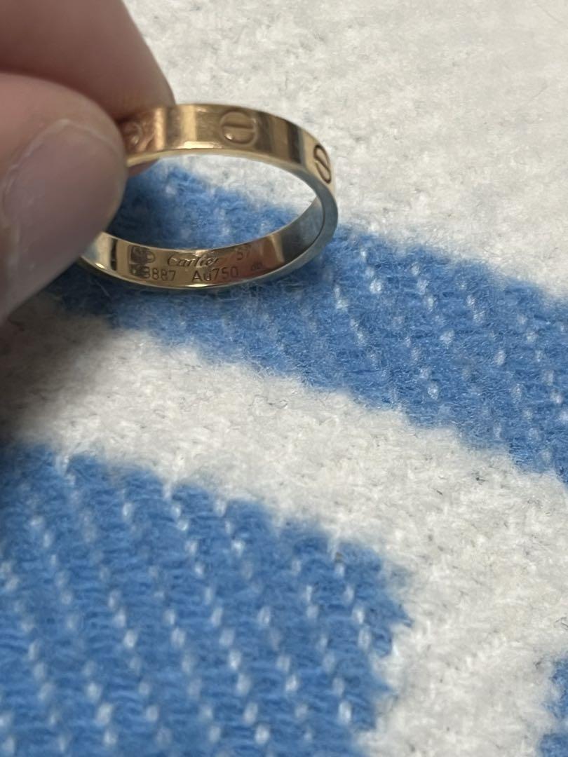 【最新入荷】 Cartier 18Kゴールド 証明書付き リング アクセサリー