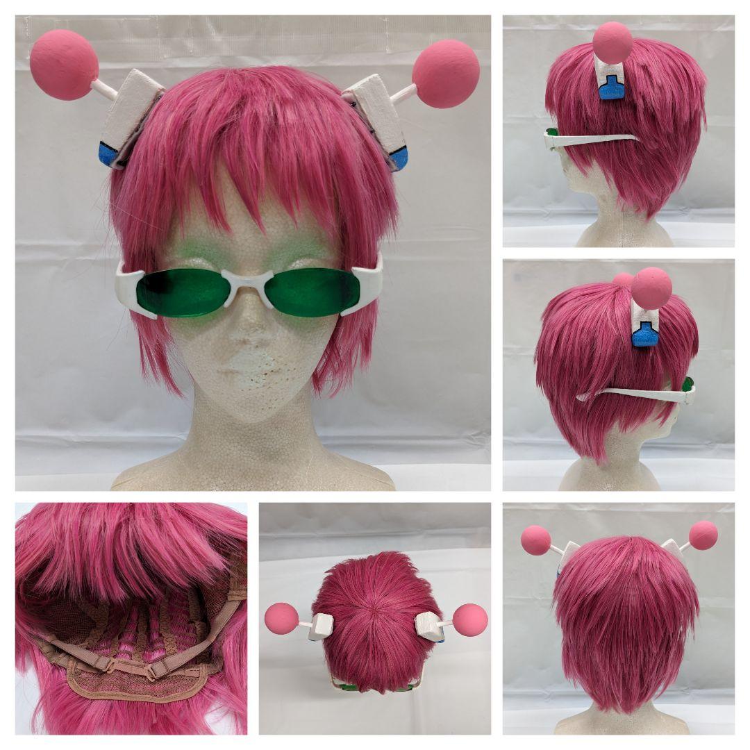 【コスプレ】ウィッグ 小道具【斉木楠雄 海藤瞬 窪谷須亜蓮 灰呂杵志】