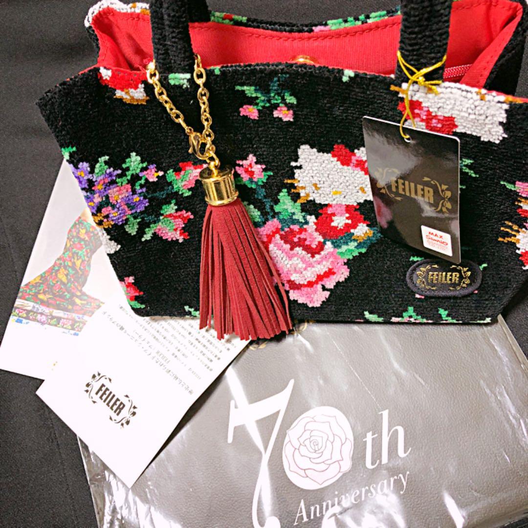 匿名配送☆新作　フェイラー　ハローキティ　トート バッグ　リボン　サンリオ 匿名配送☆新作 フェイラー ハローキティ トート バッグ リボン