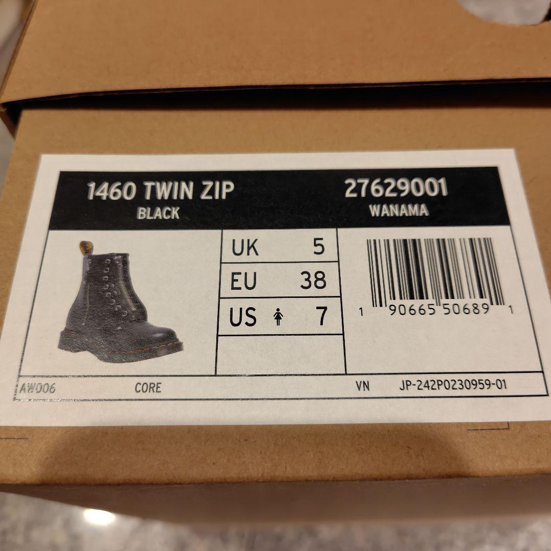 ドクターマーチン Dr.MARTENS 1460 TWIN ZIP ブーツ