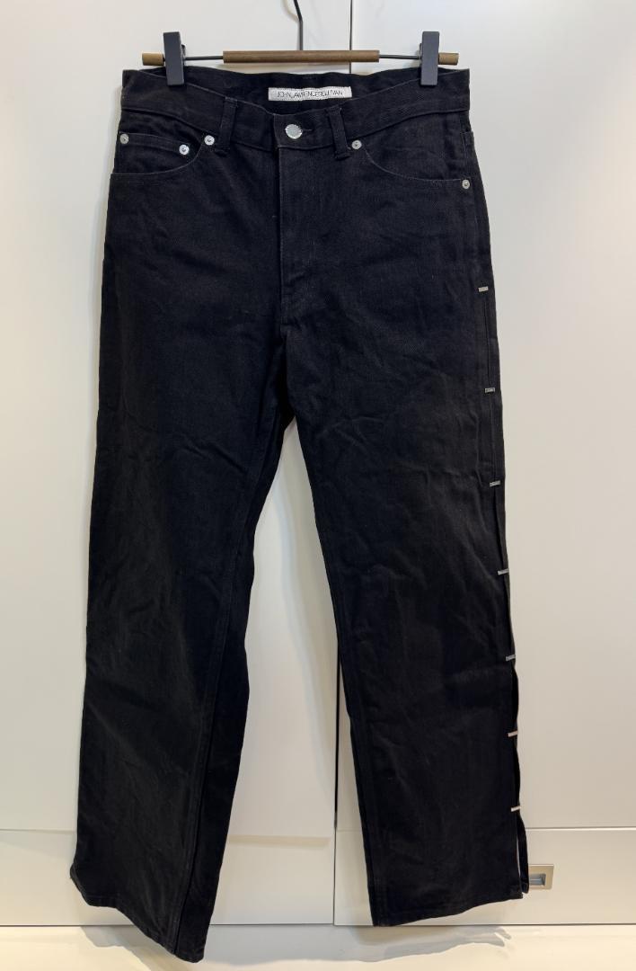 RIGID DENIM METAL LINE JEANS XS