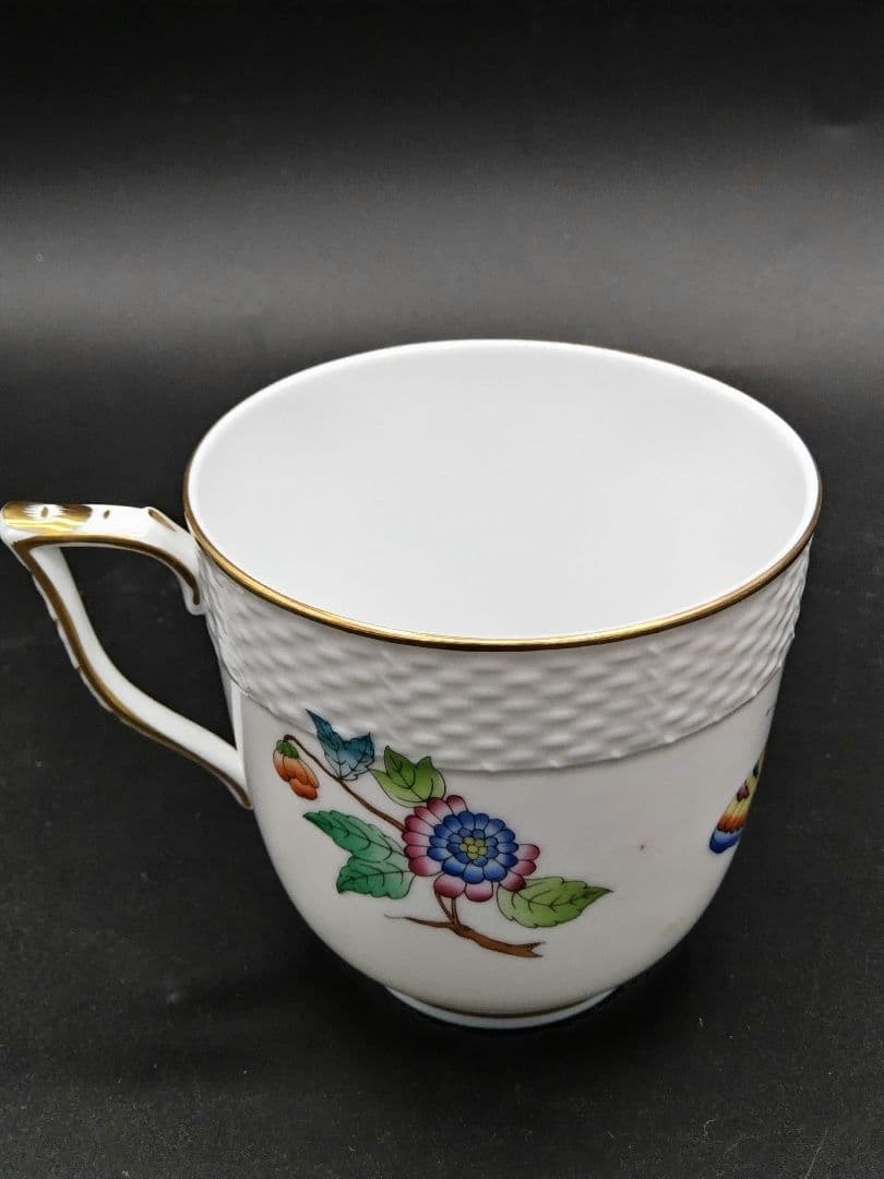 RU-5563 HERENDヴィクトリアティー ハーブティーカップ&ソーサー RU-5563 HERENDヴィクトリアティー ハーブティーカップ&ソーサー