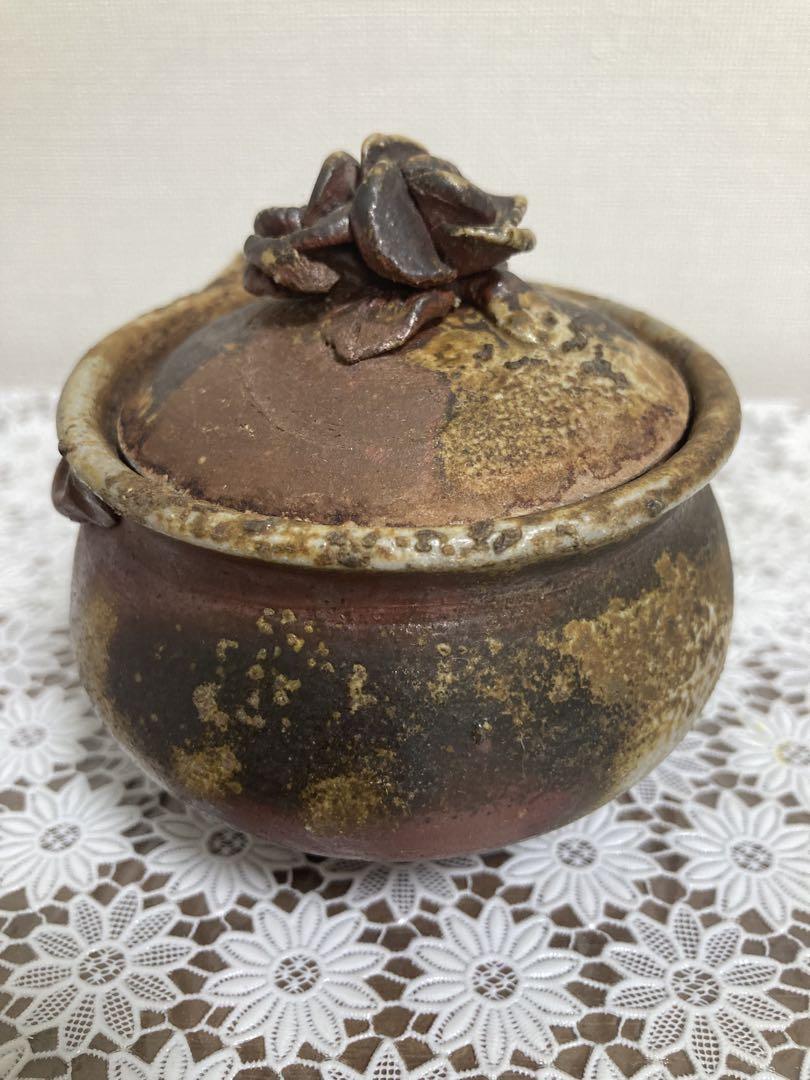 最高級 牡丹摘宝瓶 宝瓶 奥本健一 備前焼 茶道具 メルカリ - 工芸品