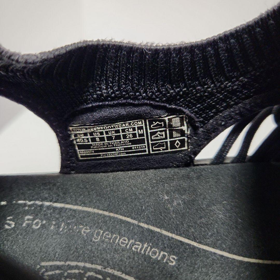KEEN/キーン サンダル UNEEK EVO ブラック 26cm
