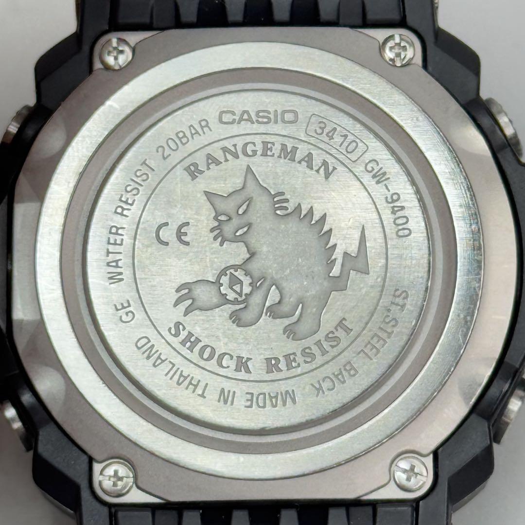 美品 G-SHOCK GW-9400 レンジマン 電波ソーラー ブラックアウト