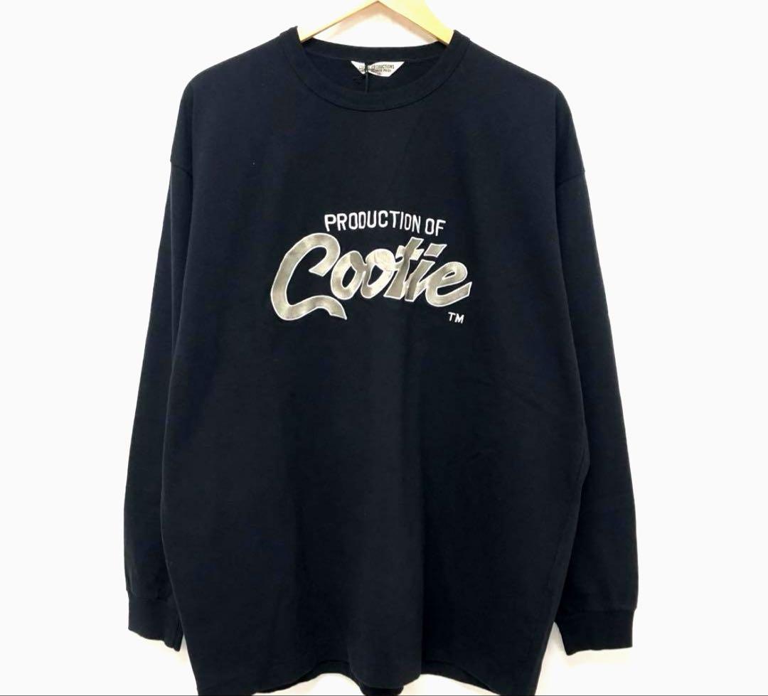 COOTIE Embroidery Oversized L/S Tee ロンT