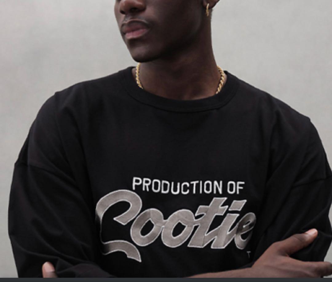 COOTIE Embroidery Oversized L/S Tee ロンT