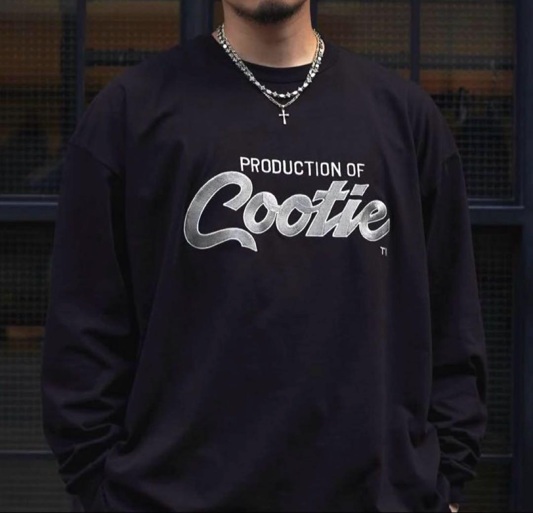 COOTIE Embroidery Oversized L/S Tee ロンT