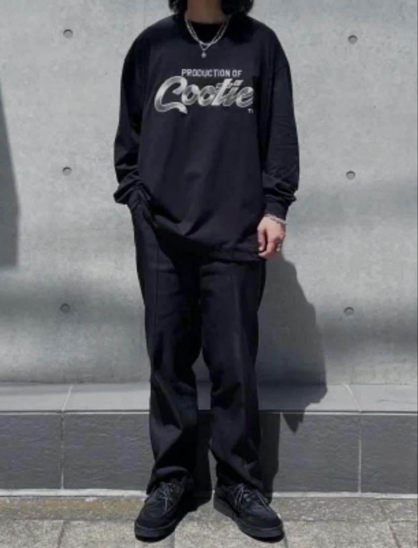 COOTIE Embroidery Oversized L/S Tee ロンT