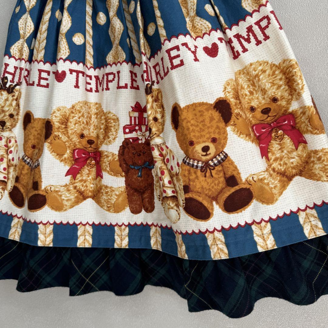 Shirley Temple テディベアワンピース　120 ShirleyTemple ワンピース 120 くま