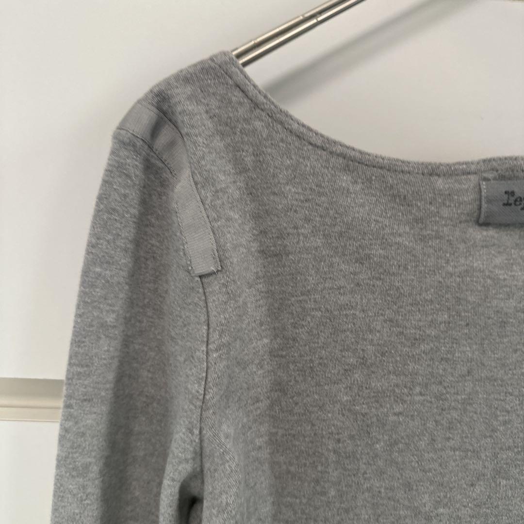repetto カットソー　長袖　グレー　M repetto カットソー 長袖 グレー M