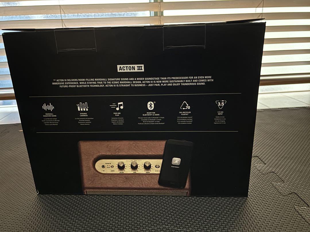 正規品 Marshall Bluetoothスピーカー ACTON3 ブラウン