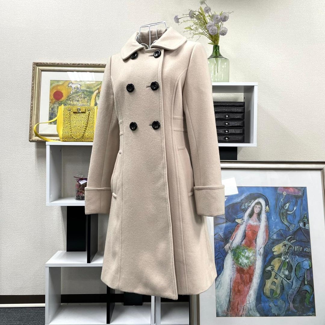 美品 BLUE LABEL CRESTBRIDGE ダブルブレスト コート 40