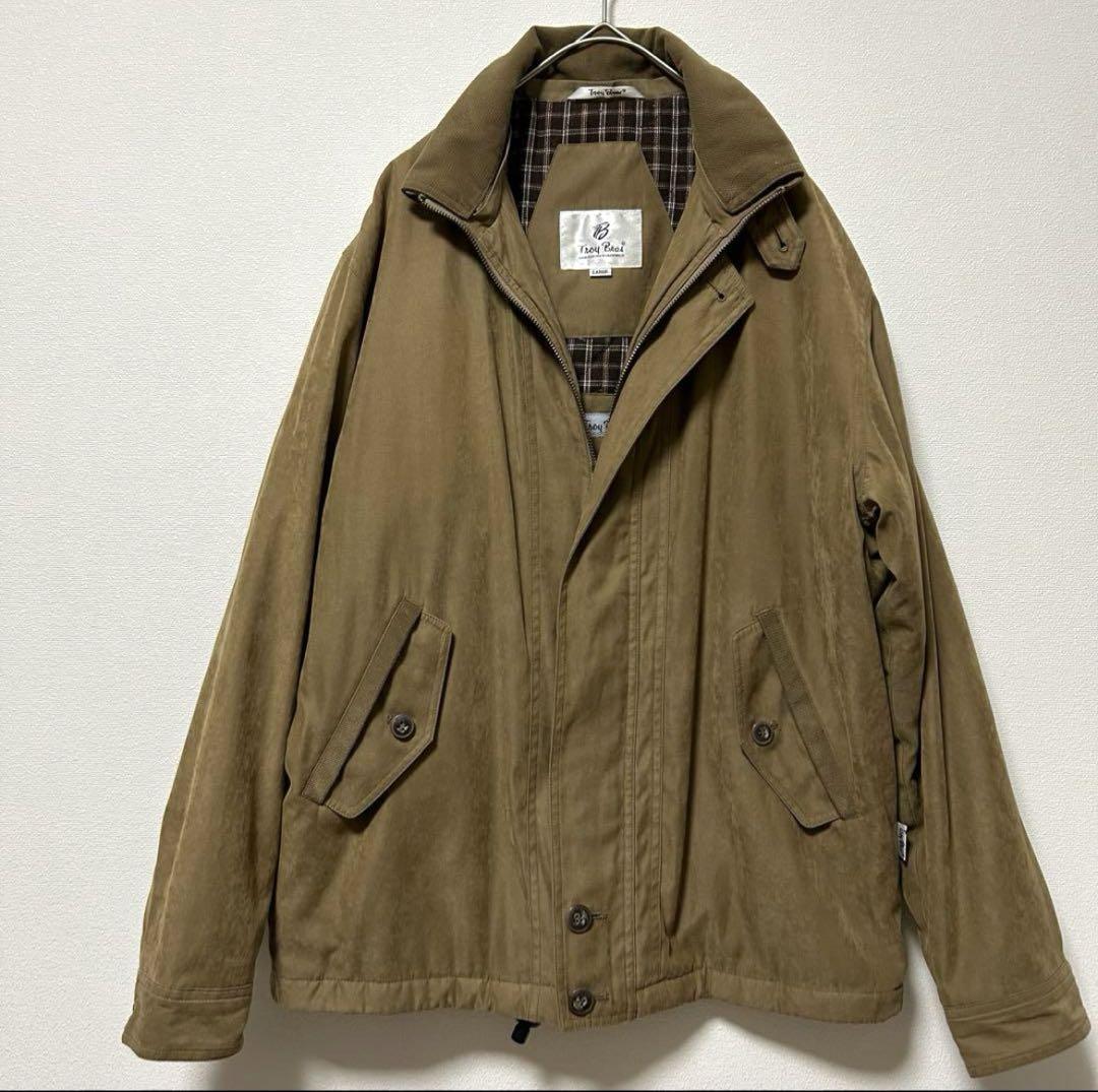 Troy Bros ヴィンテージ　ブラウン ベージュ　ジャケット　ブルゾン