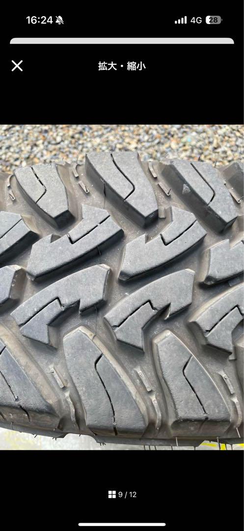 LT 265/70R17 マットブラックオフロードタイヤ