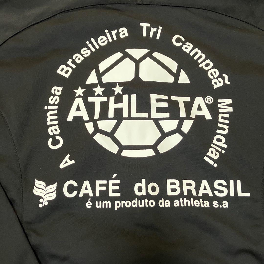 アスレタ セットアップ ジャージ M ブラック ドローコード サッカー