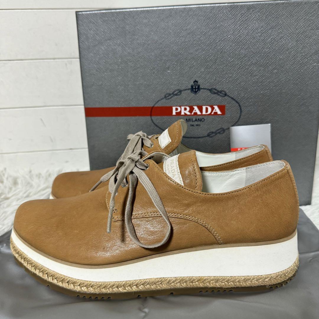 未使用品✨PRADA プラダ 3E5404 エスパドリーユ スニーカー
