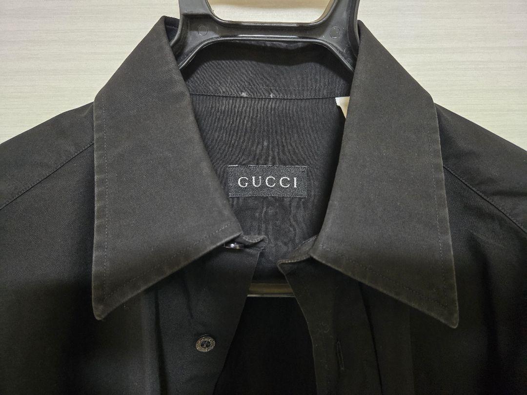国内外の人気 GUCCI ブラック 長袖シャツ トップス
