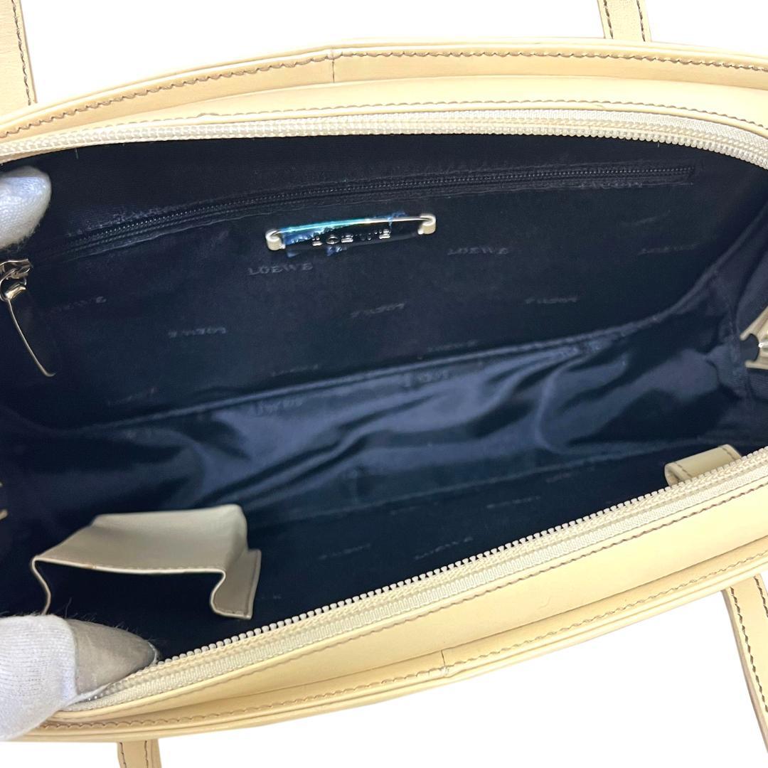 LOEWE　アナグラム　セミショルダー　ハンド　レザー　ヴィンテージ　バッグ