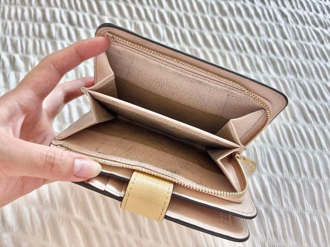 PURLA イエロー 二つ折り財布