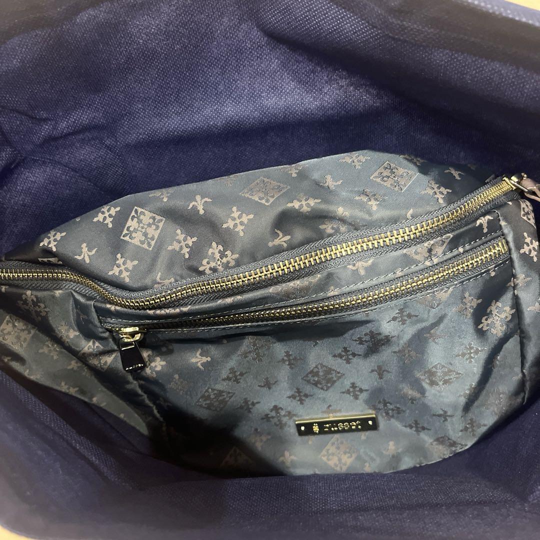 【美品】ラシットグレーピンクボディーショルダーバック