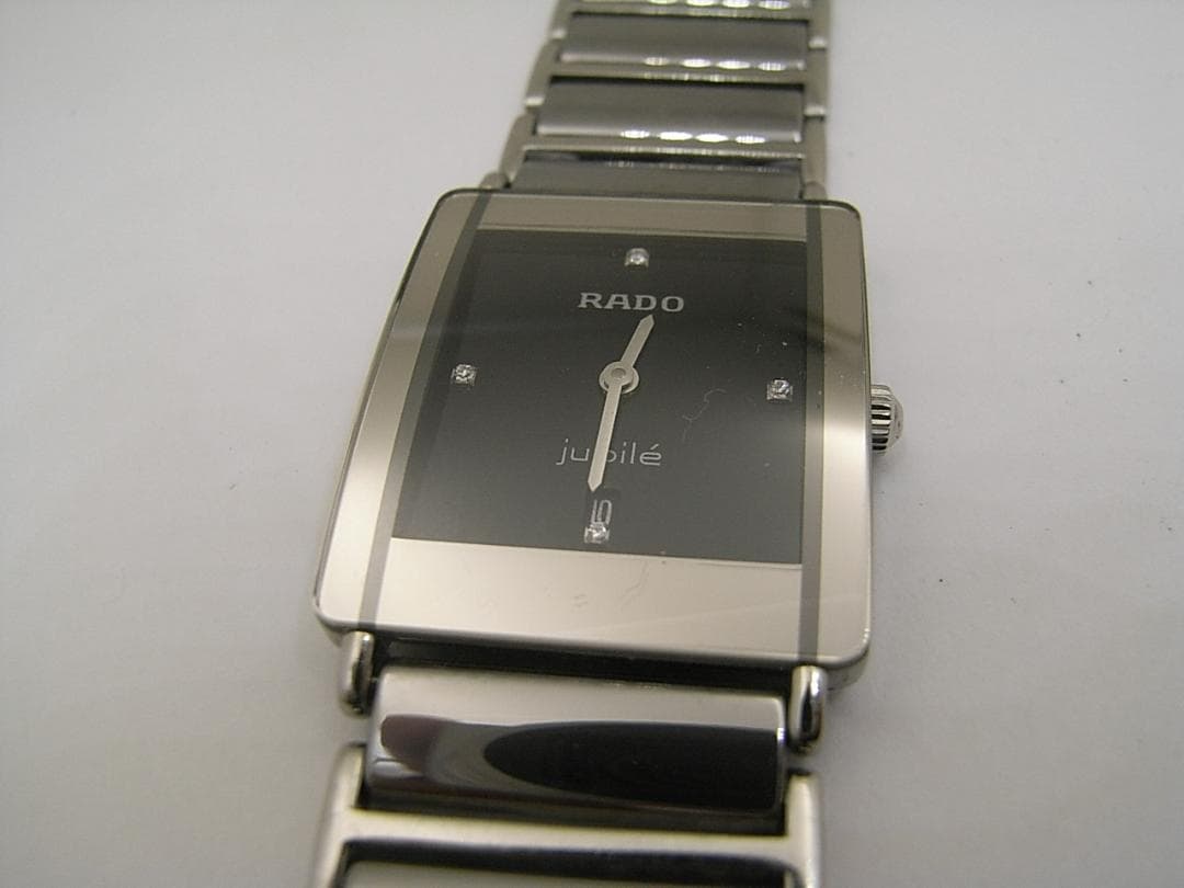 ラドー ダイヤスター ジュビリー 160.0486.3 ブラック文字盤 腕時計