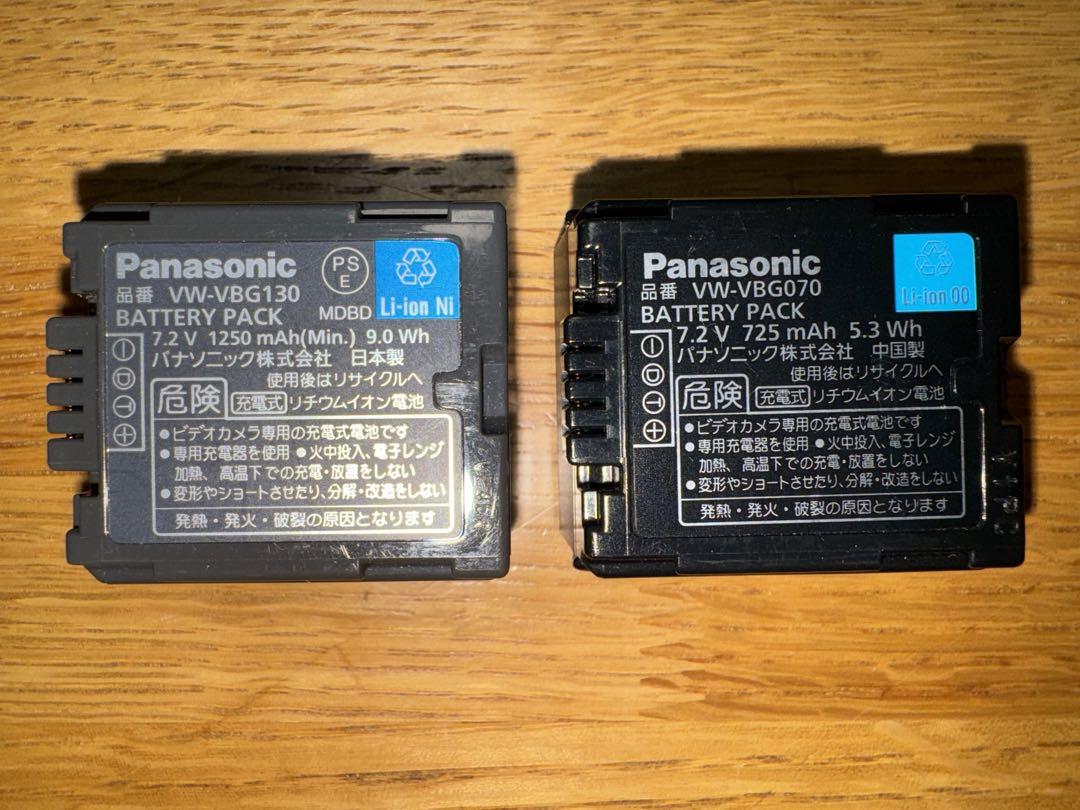 完動品 Panasonic SDR-H80 ビデオカメラ