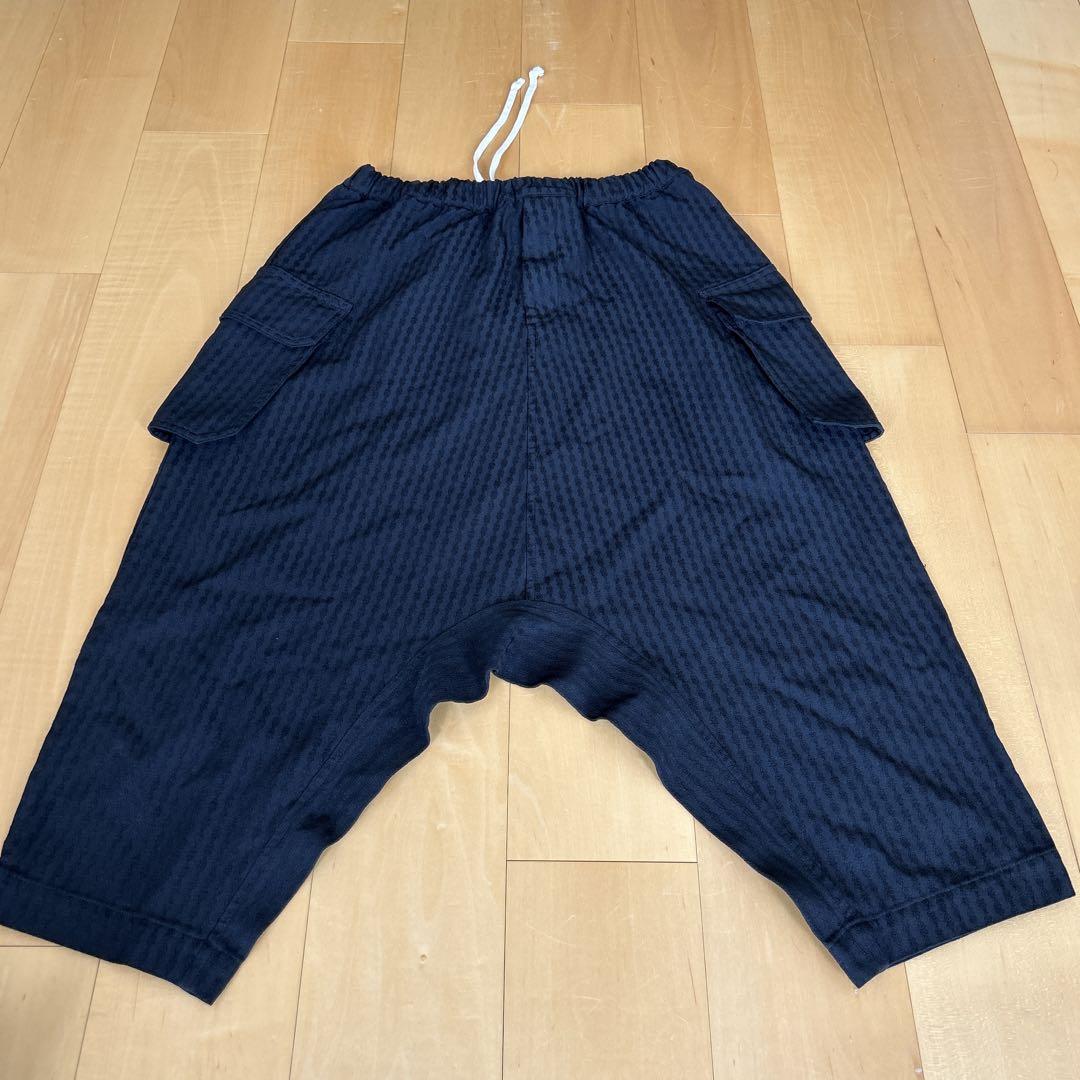 ブラックコムデギャルソン　サルエルパンツ　サイズM ブラック　ポリ縮 ブラックコムデギャルソンBLACK COMME des GARCONS ポリサルエル