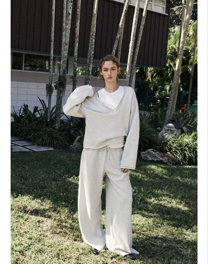 新品タグ付き⭐︎ZARA ソフト Ｖネック スウェットシャツ S 新作 正規品