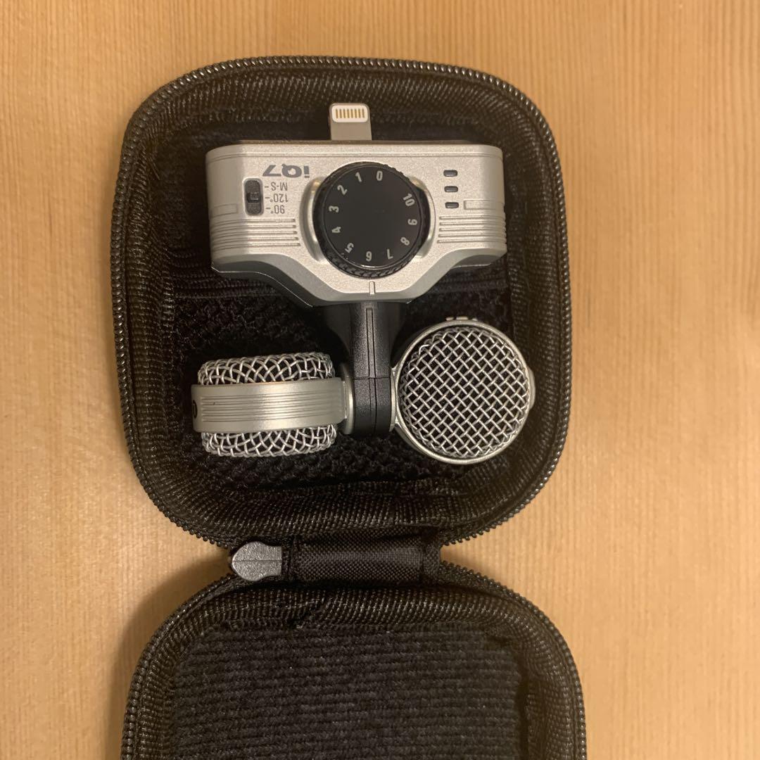 ZOOM iQ7 iPhone用MSステレオマイク【美品】